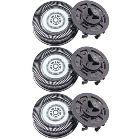 Cabezales de repuesto Philips SH71 (3 unidades) - Compatibles serie 7000/S5000 (S5531/S5533/S5535/S7732/S7735/S7888) - Angulaires - Limpieza precisa - Men (1/4)