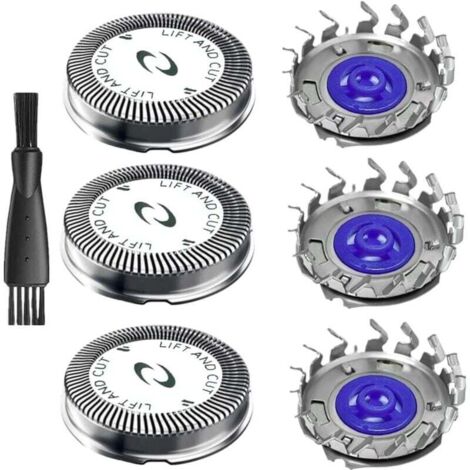 Cuchillas de repuesto Philips HQ56 - Compatibles con HQ3/HQ4/HQ55/HQ44/HQ6695 - Afeitado cómodo - Uso doméstico - Hombres y usuarios de Philips