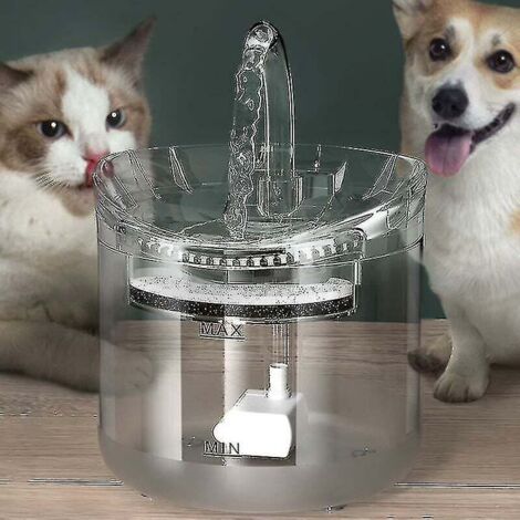 Bebedero automático para gatos de 2L - Para cachorros y gatos - Agua fresca - Higiénico y fácil de limpiar - Dueños de mascotas (1/4)