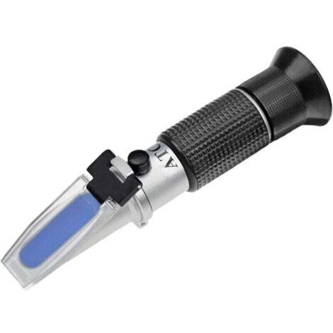 Refractómetro de 0 a 90 % Brix, manual para determinar el contenido de azúcar, miel, aceite vegetal, jarabe y melaza, con función ATC e instrucciones - KZQ (1/4)