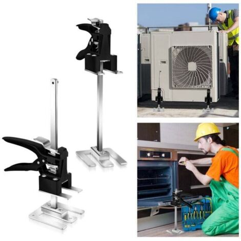 2x Gatos manuales, Herramientas manuales, Elevadores de armarios, Elevadores de puertas, XU, Dispositivo de elevación hasta 240 kg, Ayuda de elevación - KZQ (1/4)