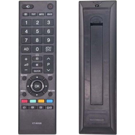Control remoto de repuesto CT-90326 - Compatible con televisores Toshiba - Control completo de funciones - Confiable - Propietarios de Toshiba (1/4)
