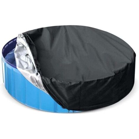 Cubierta protectora plegable para piscina, XU, para niños y mascotas, interior y exterior, 80 cm x 30 cm - KZQ