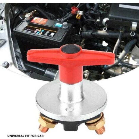 Interruptor de corte de batería de 12 V a 60 V - Fijo universal para coche/tractor MF37 - Protección de batería - Fácil de instalar - Propietarios de vehículos (1/4)