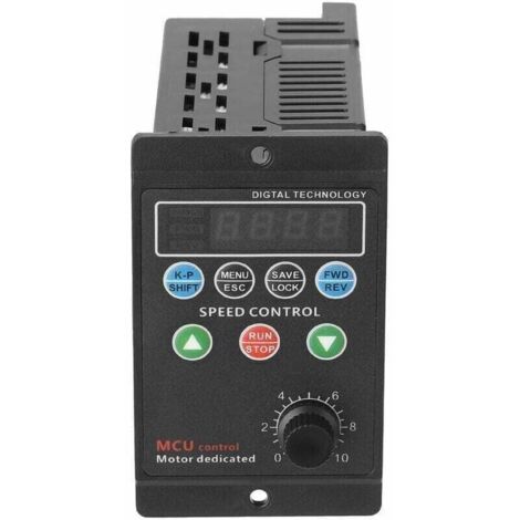 Convertidor de frecuencia para motor trifásico con entrada, XU, monofásico, 220 V - Pantalla digital de 4 dígitos - Tipo multicolor - KZQ (1/4)