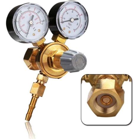 Reductor de presión MINI, XU, regulador de presión MIG MAG TIG Argon CO2 para gas de protección de soldadura - KZQ (1/4)