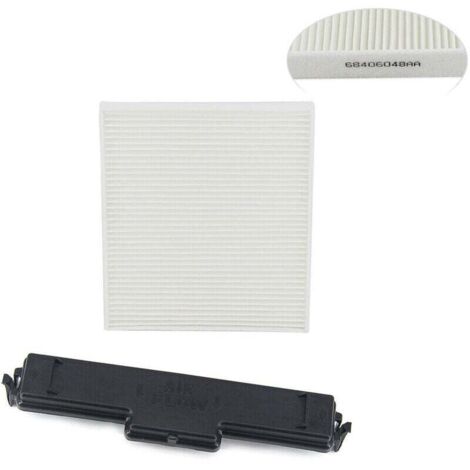 Kit de filtro de aire de cabina, XU, filtro de aire acondicionado y puerta de acceso de repuesto para Dodge Ram 1500 68406048AA - KZQ (1/4)