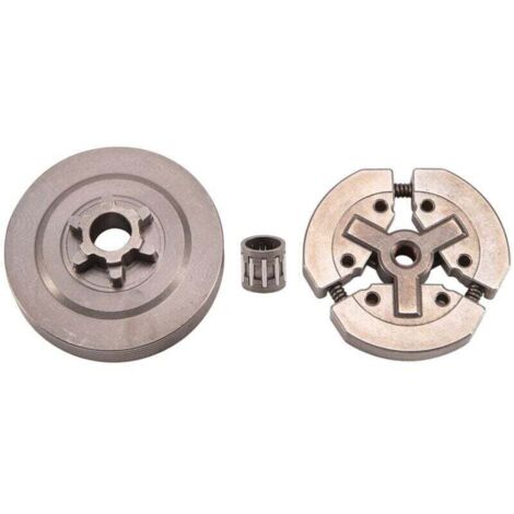 Tambor de embrague de 3/8" y cojinete de embrague, XU, cojinete de agujas, apto para la motosierra china 3800 - KZQ (1/4)