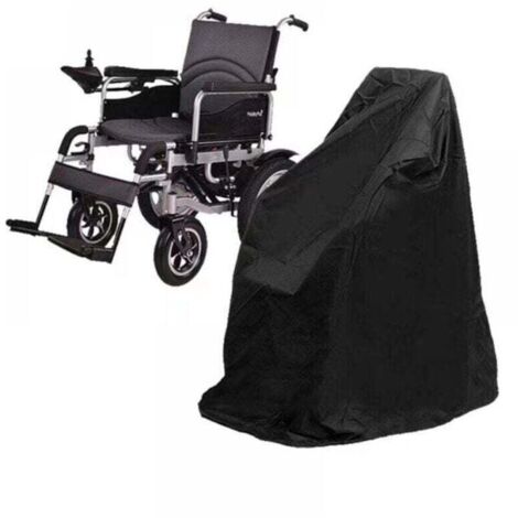 Funda protectora para silla de ruedas, XU, impermeable, a prueba de polvo, para silla de ruedas eléctrica, andador o cualquier otra silla de ruedas (100 cm x 75 cm x 100 cm) - KZQ (1/4)