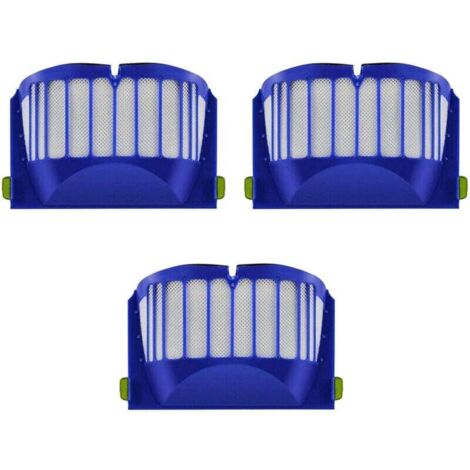 Pack de 3 filtros compatibles con Roomba serie 600 - Repuestos, XU, repuesto para 694 692 650 660 651 - Repuestos para iRobot Roomba - KZQ (1/4)
