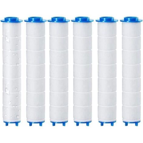 Pack de 6 filtros de ducha de mano, XU, alta presión para baño y ducha, producto de calidad superior, duradero y fiable, materiales seleccionados, conforme a las normas - KZQ (1/4)