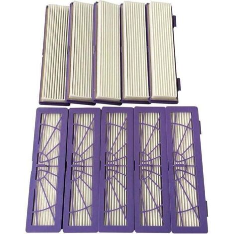 Filtros HEPA de alto rendimiento Clean Fairy (paquete de 10) para todos los modelos de aspiradoras Neato, XU y Botvac de las series 70e, 75, 80, 85, D3 y D5 - KZQ (1/4)