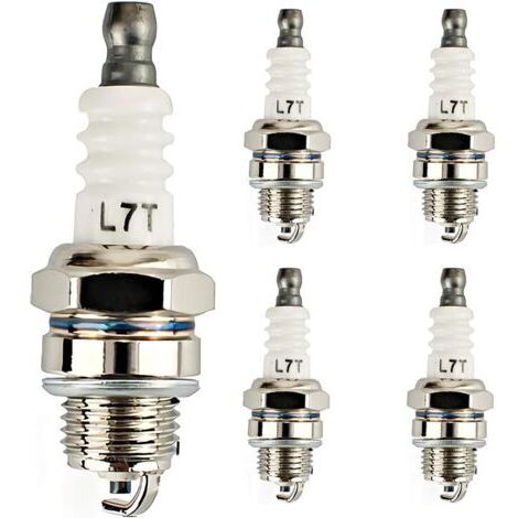 Teile Zündkerze L7T Kettensäge Rasenmäher Kleinmotor Zubehörteile Kompatible Ersatzzündkerzen für Freischneider und Kettensägen ersetzt (1/5)