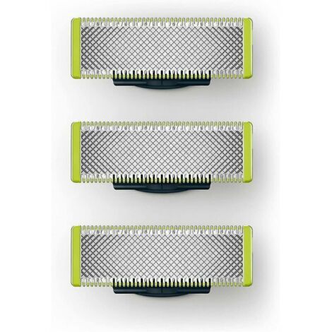 Cuchillas de repuesto compatibles para maquinillas de afeitar OneBlade - Paquete de 3 - Calidad premium - Para un afeitado apurado y cómodo - OTROS (1/4)