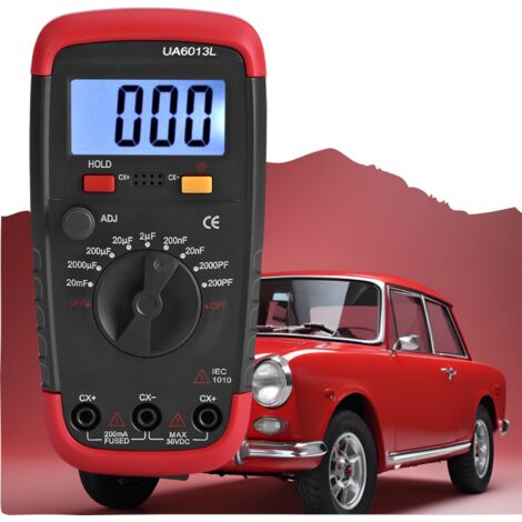 Medidor digital de capacitancia de 0,1 pF a 20 000 µF, pantalla LCD retroiluminada, preciso y fiable para mediciones electrónicas - OTROS (1/5)