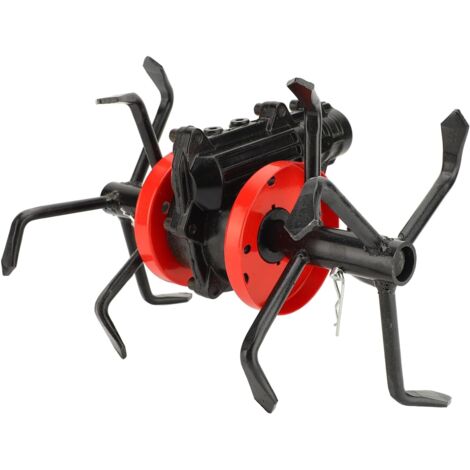 Cultivador eléctrico de 6 garras, desbrozadora con cabezal universal para aflojar la tierra, minicultivador para labranza profunda de jardín de 26 mm - OTRO