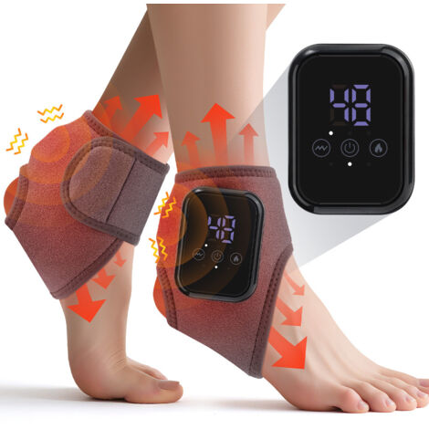 Lote de 2 Masajistas de Pies 3 en 1 con Chaleur 3 Modos Portátiles 2000 mAh Recargables para Soulagement et Vitalité des Jambes - AUTRES (1/4)