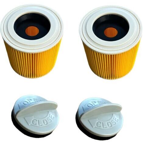 Pack de 2 Filtros Premium para Aspiradoras Kärcher WD2 WD3 MV2 MV3 Accesorios de Limpieza AUTRES (1/3)