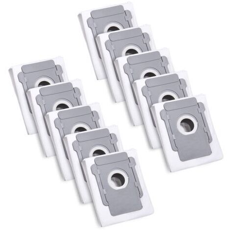 [Accesorios de limpieza] Compatibles con iRobot Roomba i7, i3, i4, i6, j7, i8, S9, E5, E6, E7 - 10 Bolsas de reemplazo para Clean Base (1/5)