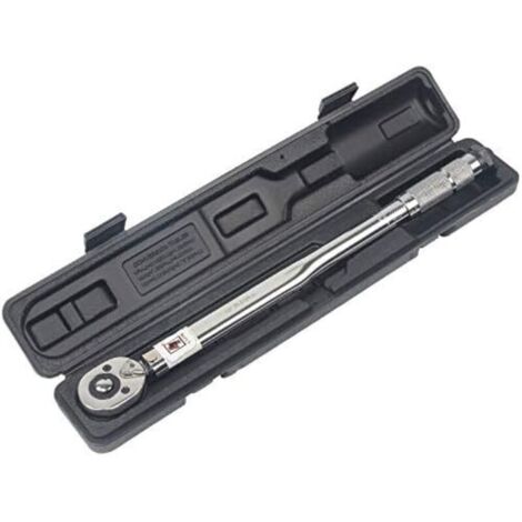 Llave dinamométrica ajustable 5-210 Nm, mecanismo de precisión bidireccional, 3/8" (19-110 Nm) (1/4)