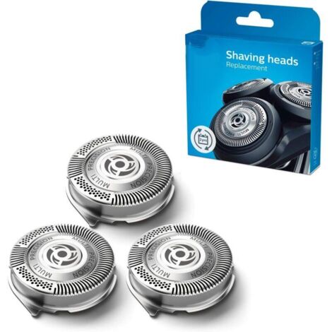 Cabezales de afeitar + Philips + SH50/50 + 3 cuchillas, autoafilables, compatibles Serie 5000 y 6000-Producto compatible