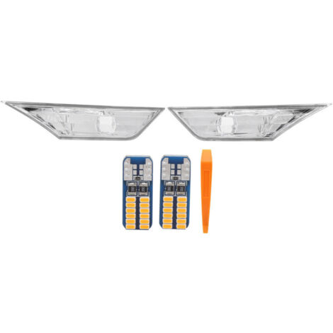 Luces de Marcado Lateral LED, Par de Intermitentes Laterales con Lámparas LED 20559010 para 2016-2021 (blanco) (1/4)