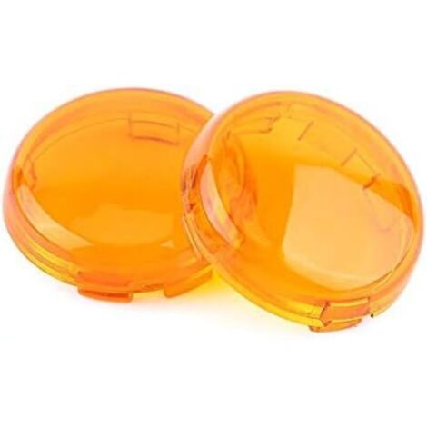 Cubiertas de Lente para Intermitentes de Moto, Kit 2 Unid Amarillo (1/4)