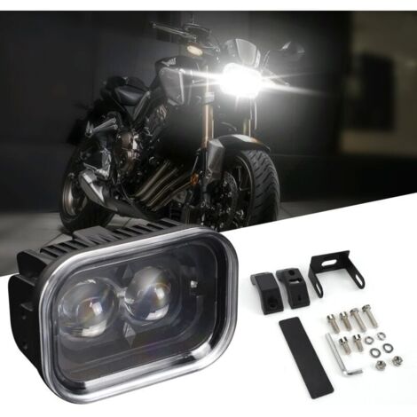 Faro LED 4" Multifunción Luz Día, Largo y Corto Alcance, 12V, Impermeable, para Motos, UTVs, Camiones y Coches-Producto compatible (1/4)