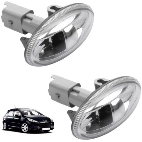 2 Piezas Intermitentes Laterales Dinámicos para Peugeot 206 1007 307 y Citroën C1 C2 C3 C5 Xsara Berlingo (1/4)