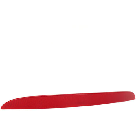 [Reflektorblende] para [BMW Serie 3] [Facelift 2013-2015] [Rojo] - Mejora la estética, fácil instalación (Izquierda: 3T9945105) (1/4)