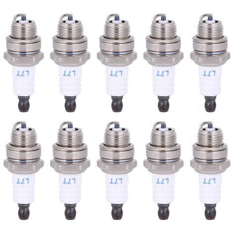 Juego de 10 bujías de encendido Eosnow para motosierras y cortasetos, latón y cerámica (1/5)
