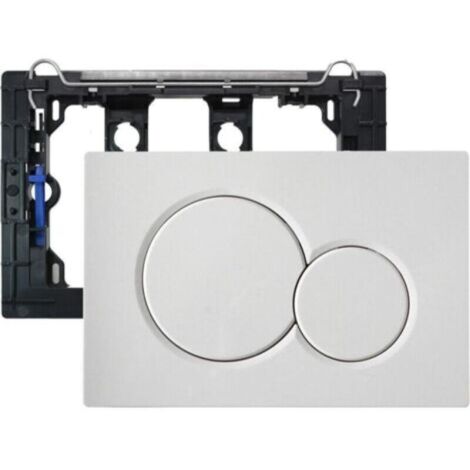 Pulsador de descarga para inodoro, compatible con  Sigma01 UP320 y 300, doble volumen, 1 pieza, blanco-Producto compatible