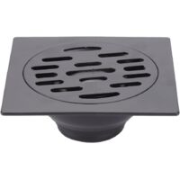 Sifón de suelo de acero inoxidable antiolores para desagüe de ducha o baño (desagüe de suelo común)