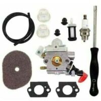Vergaser mit Luftfilter für Stihl FS40 FS50 FS56 FS70 FS70C FC70 FC56 FS56C HT56 HT56C KN56 KM56 KM56C Rasenmäher Ersatzteile 4144 120 0608 41441200608 C1M-s267A,