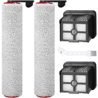 Accesorios para Aspiradora H12 Pro: Filtros, 2 Cepillos Rotatorios, 2 Filtros HEPA, 1 Cepillo de Limpieza
