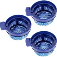 Filtros de aspiradora lavables, 3 unidades, compatibles con Samsung Bespoke VS20A95923W/SA, microfiltro ajustable