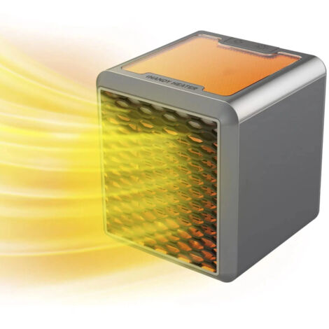 Radiatore elettrico, riscaldamento elettrico, 1200 W, portatile e silenzioso, comodo per l'utilizzo a domicilio e in ufficio (1/4)