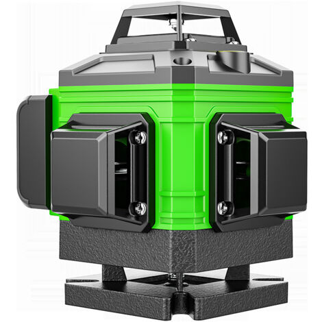 Livella laser 4 x 360° – Livella laser multilinea – Batteria da 2400 mAhLinea laser verde 8Line orizzontale e verticale, adatta per progetti di bricolage e di costruzione. (1/4)