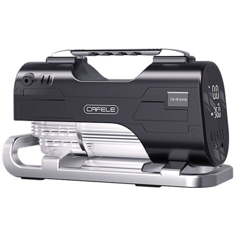 Compressore d'aria elettrico professionale - Gonfiatore per pneumatici auto - Pressione programmabile 8,3 bar 180 W - Accendisigari 24 V - Portata 50 l al minuto - 4 ugelli - una borsa per il trasport