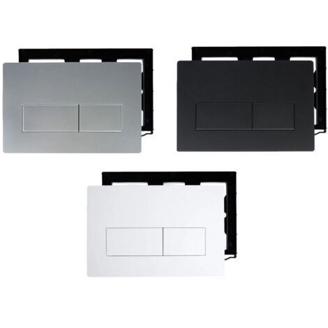 Placa de accionamiento para inodoro - Compatible con Geberit Sigma 01, 20, 30, 50 - Negro