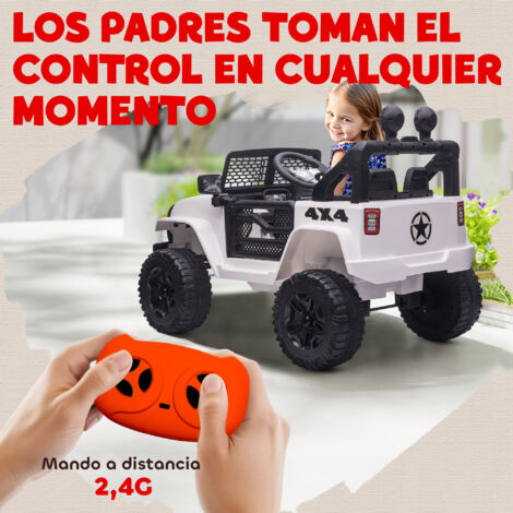 Homcom Coche Eléctrico Todoterreno 12V Verde para Niños de 3-5 Años Homcom Coche Eléctrico Todoterreno 12V Verde para Niños de 3-5 Años