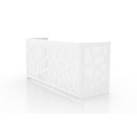 Cache clim intérieur Blanc - Grille Blanc