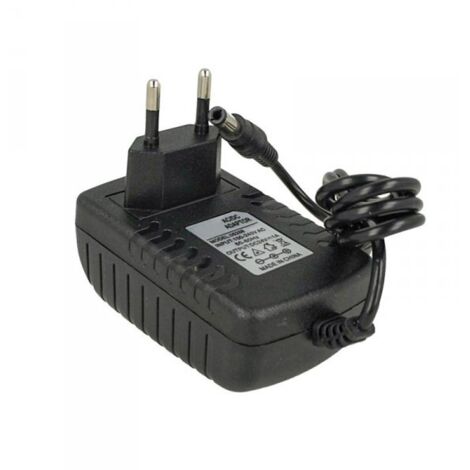 24V Trasformatore Alimentatore 24W 1A con Spina da Presa 220V a DC 24V Nero (1/2)