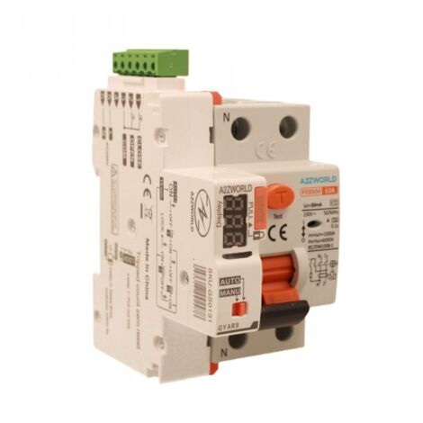 RCCB Interruttore Differenziale Puro WIFI Con Riarmo Automatico Tipo F 1pn 3m 6000a 30ma Ac 230v Ip20 Iec61008 1 Gyl9 Disponibili 16a 25a 32a 40a 63a 32a 96667172