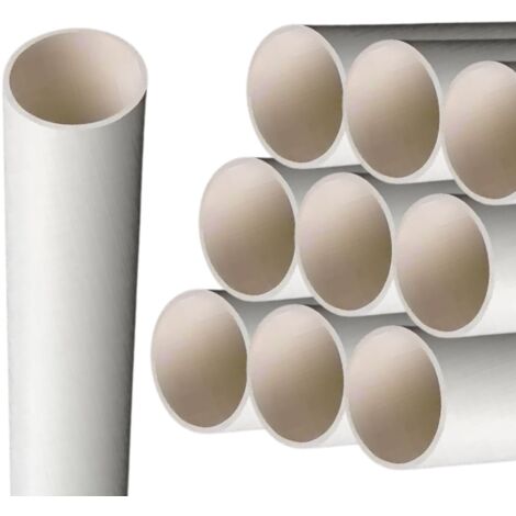20 Metri Tubo Rigido Diametro 20mm Autoestinguente Bianco - 10 Pezzi da 2 Metri