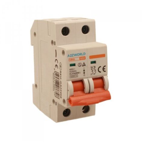 MCB Interruttore Magnetotermico Automatico Curva B 2P 2M 6000A B50A AC 400V IP20 IEC60898-1 SB6L