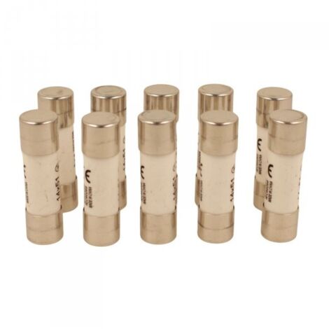 10 Pezzi Fusibili AC 500V AC D14X51mm 63A AC 500V IP20 IEC60269 STI-63D