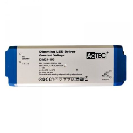 Alimentatore Dimmerabile Con Triac Dimmer Taglio di Fase DC 24V 100W Per Striscia Led 24V DIM24-100 (1/3)