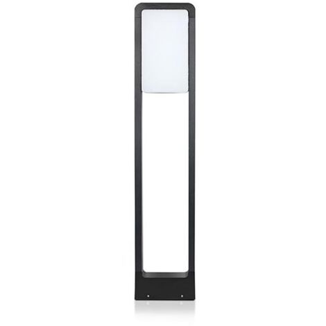 V-TAC VT-33 lampada led da giardino 10W chip samsung fissaggio a terra 80cm nero in alluminio IP65 bianco naturale 4000K - SKU 20114
