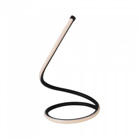 Lampada Led da Tavolo Design Moderna Spirale 17W Caldo 3000K Colore Nero Con Interruttore SKU-2140311 (1/5)
